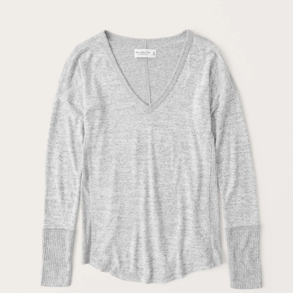 Long-Sleeve Cozy Legging Tee Small abecrombie